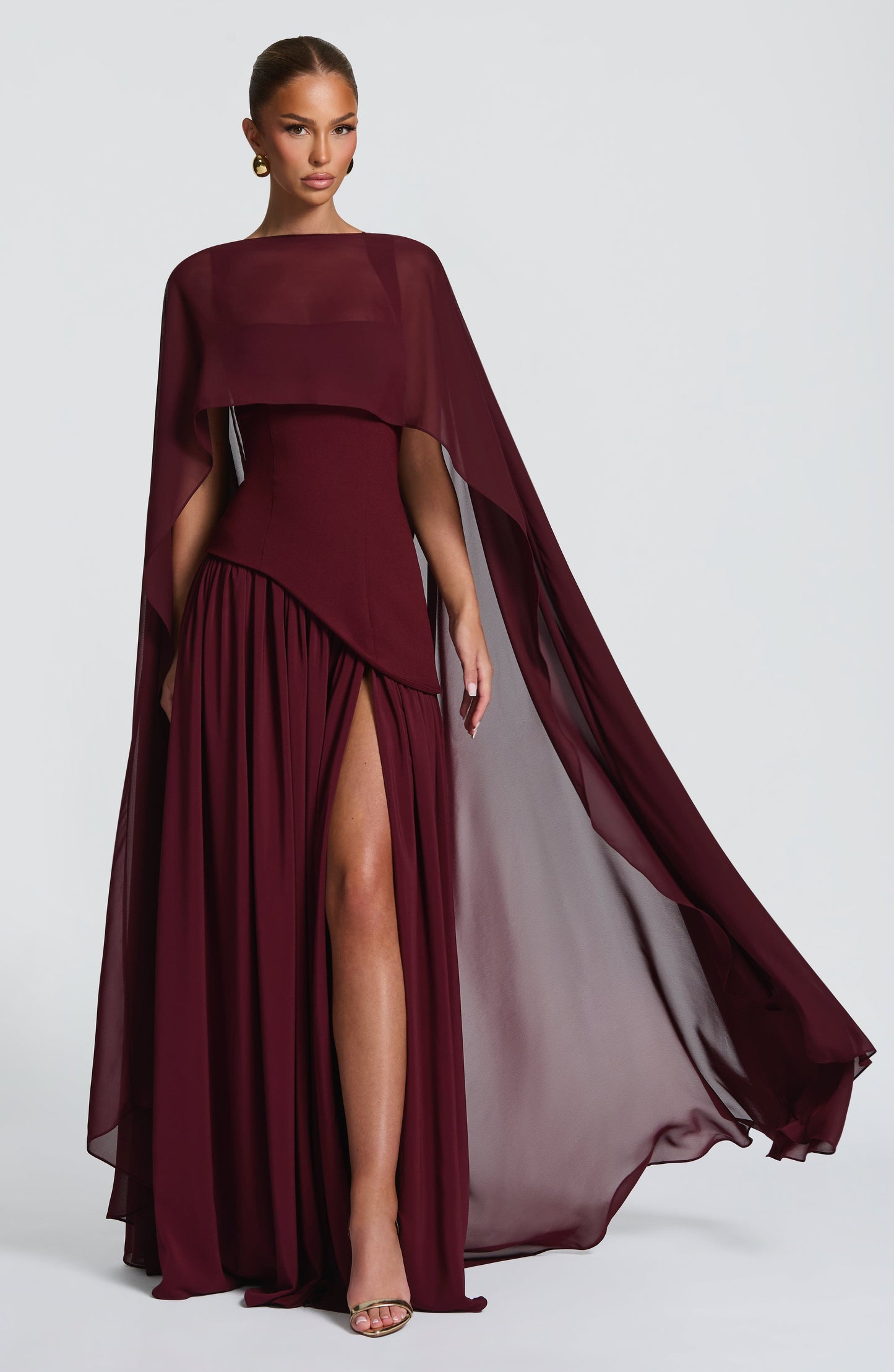 Tullulah Maxi Dress - Cherry Lacquer Dress Babyboo Fashion Premium Exclusive Design