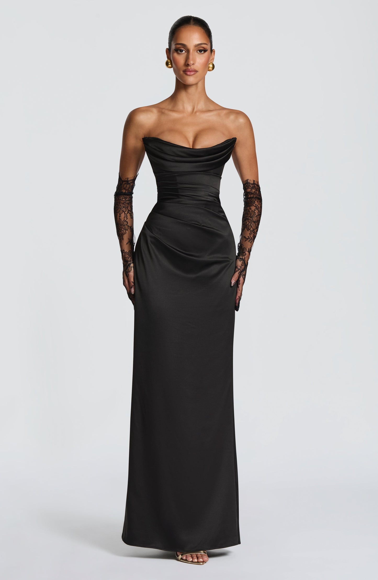 Vessa Maxi Dress - Black Dress Fardora Premium Exclusive Design