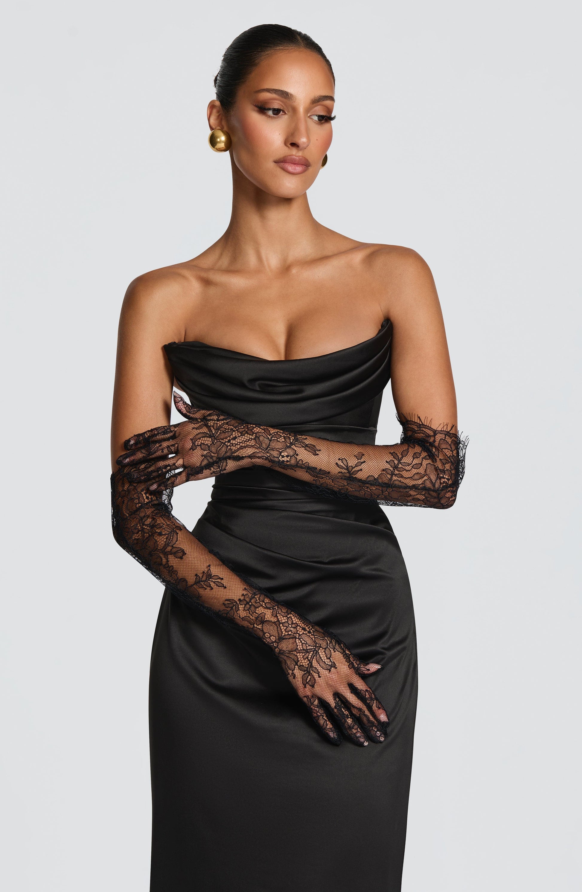 Vessa Maxi Dress - Black Dress Fardora Premium Exclusive Design