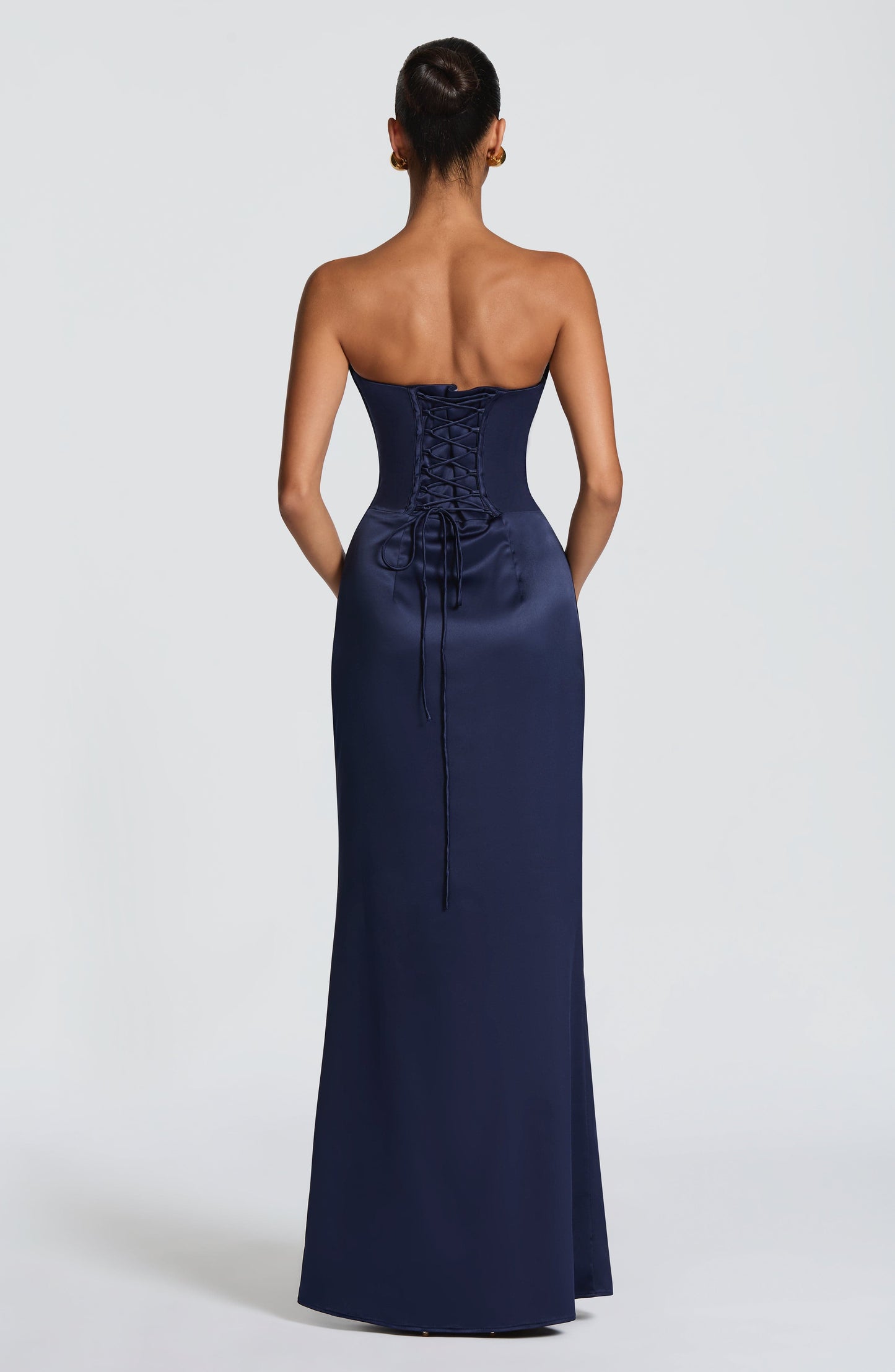 Vessa Maxi Dress - Navy Dress Fardora Premium Exclusive Design